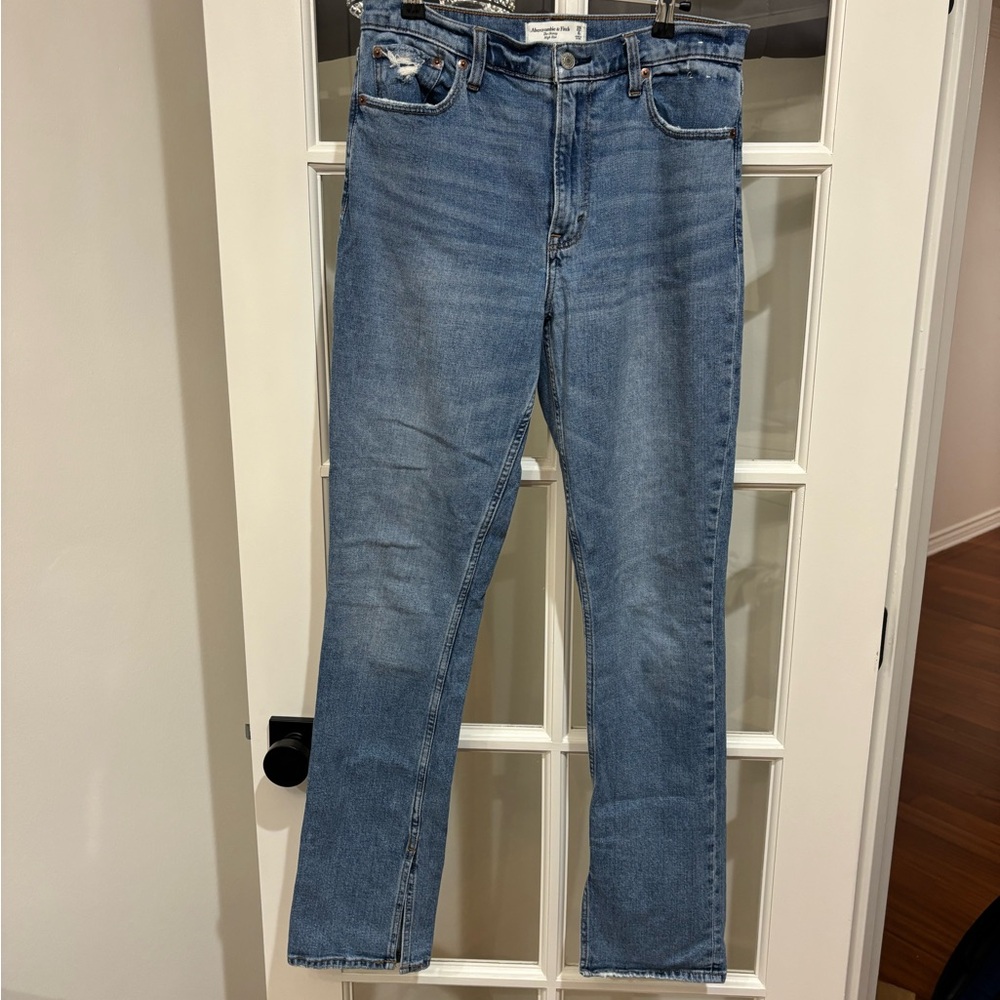 Abercrombie & Fitch Light Blue High Rise Jeans